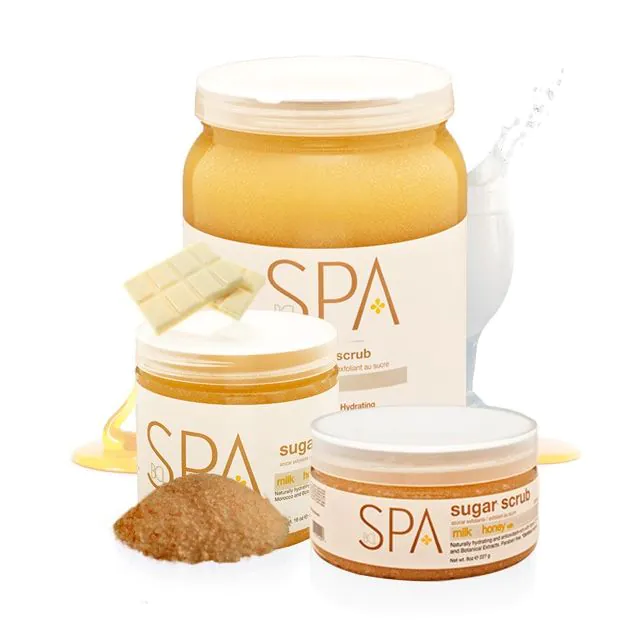 BCL SPA Sugar Scrub Milk + Honey with White Chocolate