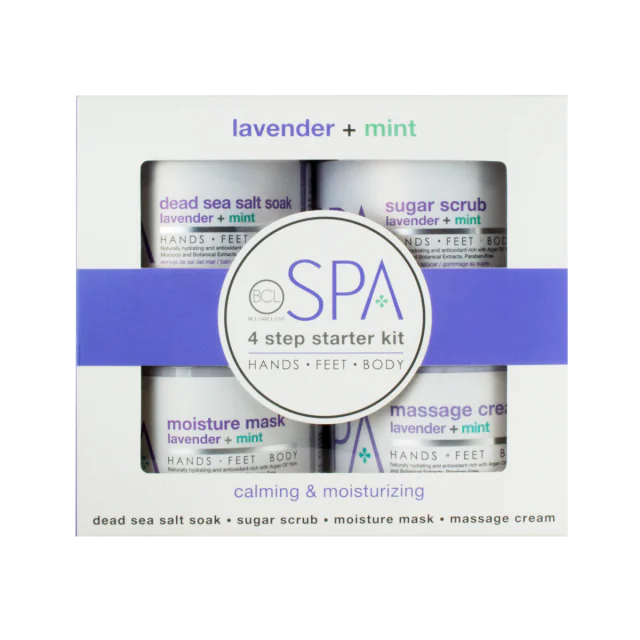 BCL SPA Lavender + Mint 4 Step Starter Kit
